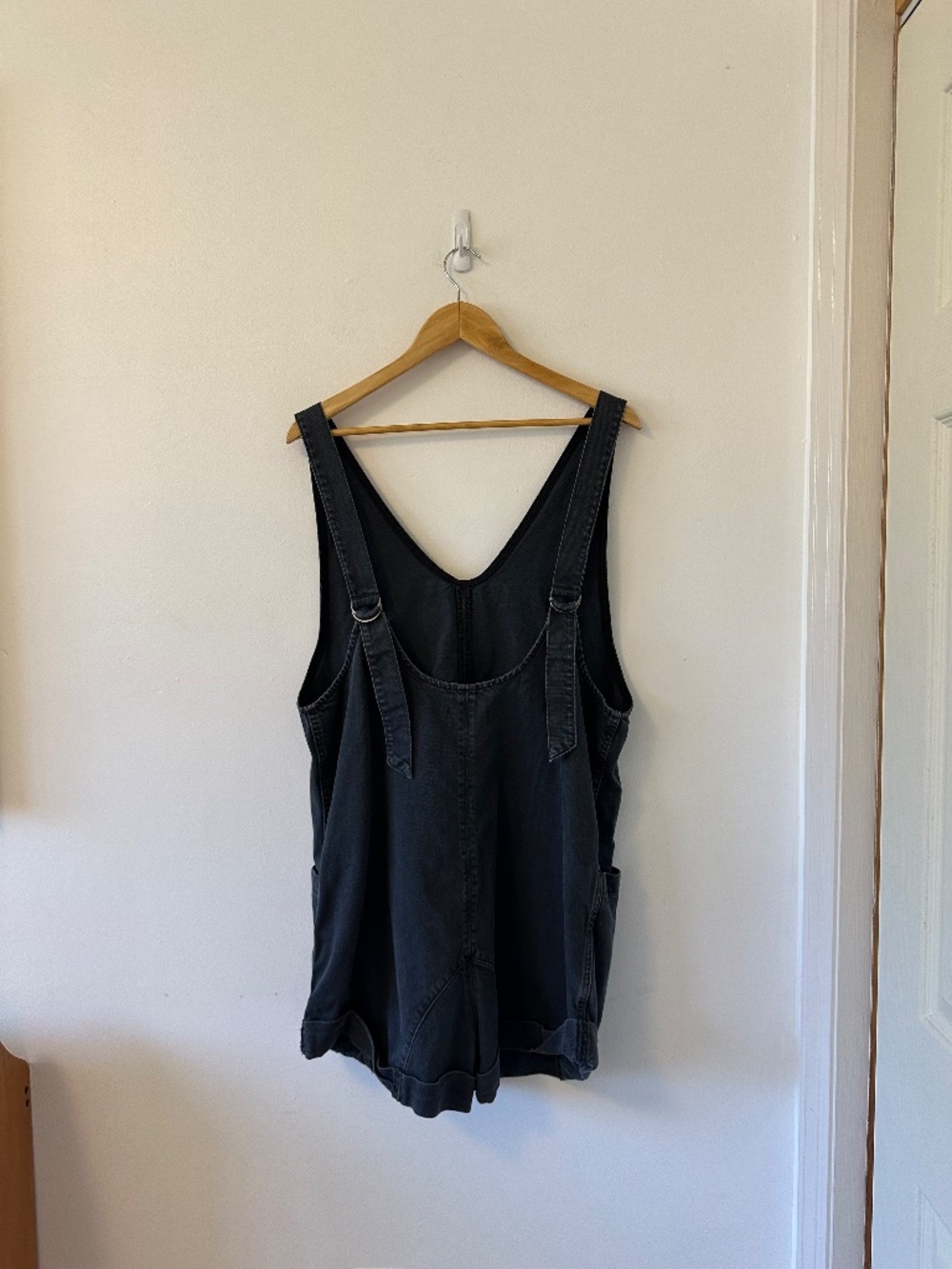 Free People x We The Free High Roller Shortall in Black | Size Large - Picture 7 of 10